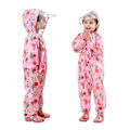Miniatyrbillede 1 af 5: Regnfrakke Børn Hætte Regn Pyt Sæt Regn Poncho Regnfrakke Jumpsuit One Piece Letvægts Bærbar Vandtæt Regnfrakke Jakke M(M)