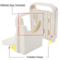 Miniatyrbillede 4 af 5: Brødskærer, Brødskærere til Hjemmelavet Brød, Justerbar Sandwich Maker Loaf Cutter Maskine Foldbar Toast Slicer Håndholdt Brødskærer med Skæring