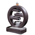 Miniatyrbillede 2 af 5: Hjemmeindretning Censer, Groft Sort Potte Censer, Livsstil Røgelse Brænder, Passer Kun Til Røgelse Tårn
