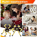 Miniatyrbilde 5 av 5: 4 Fingertip Gyro-leker - Konvertible Fingertip Roerende Leker Hånd- og Fingerrotatorer for Barn og Voksne Sensing Toy Gyro