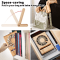 Miniatyrbilde 5 av 5: Stasjonær datamaskin vifte, stille mini USB sammenleggbar vifte, bærbar oppladbar vifte, egnet for bibliotekreiser b