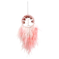 Miniatyrbillede 1 af 5: Håndlavet Livets Træ Stor Fjer Væg Dekoration til Soveværelse Sovesal Hjem Indretning - Stor Pink Træ（65cm)