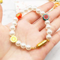 Miniatyrbild 4 av 5: 10 magnetlås diy handgjorda smycken halsband armband sugsten stängning anslutande spänne (cylindrisk guld färg)