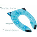 Miniatyrbillede 4 af 5: Sammenklappelig børnetoiletreduktion bærbar babytoiletsæde komfort PP-materiale med 4 skridsikre silikonepuder og 1 bæretaske (blå)