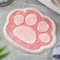Miniatyrbild 1 av 5: Mjuk mikrofiber halkfri badrumsmatta för badrum - 49,8 x 62 cm - Maskintvättbar - Rosa
