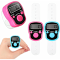Miniatyrbillede 3 af 5: 6 stk. Finger tæller Elektronisk tæller Række Finger Ring Ciffer Markør Tæller LCD Tæller, Digital Puls Tæller Hånd Ring Manuel Finger Tælling Poi