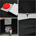 Miniatyrbild 4 av 5: 1000L IBC Tankskydd, 420D Vattentankskydd, Anti-UV Tankskydd, IBC Tankskydd med Dragkedja, 120 x 100 x 116 cm (Svart)