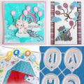 Miniatyrbilde 5 av 5: Tall og bokstaver metallskjærende dør stencil scrapbooking preging album papir fotokort håndverk