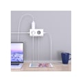 Miniatyrbilde 3 av 4: Tour multiplugg for overspenning, 8 stikkontakter, 4 USB-porter i ren kobberledning på 1,5 m Multi-sports kontakt
