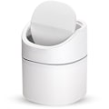 Miniatyrbilde 1 av 5: 1 stk liten bord søppelbøtte, mini kjøkkenkontor søppel, skrivebordssøppel, brukt i stuen, soverommet og skrivebordet, innvendig plast søppel (2L)