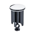 Miniatyrbilde 5 av 5: Svart universell vaskepropp 40mm, 2 stk vaskepropp for alle standard vasker og bideer (høyden er justerbar mellom 6,6 cm og 8,6 cm)