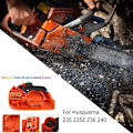 Pikkukuva 3 / 5: Kytkinketjupyörän suojus Husqvarna 235 235E 236 240 moottorisahoille (Väri: Oranssi)