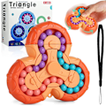 Miniatyrbillede 1 af 4: Roterende Magic Bean Rubiks Cube Puslespil Tidlig Uddannelse Finger Gyro Dobbeltsidet Fingertip Rubiks Cube Disk Børn