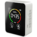 Miniatyrbillede 1 af 5: CO2-luftdetektor Kuldioxiddetektor Landbrugsproduktion Hvidt drivhus CO2-monitor (infrarød detektion)