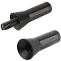 Miniatyrbillede 4 af 5: 3,5 cm Universal Bil FM Radio Kort Antenne Aluminiumlegering og Kulfiber