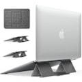 Miniatyrbild 2 av 5: Grå - Fällbart stativ för bärbar dator Platt lätt bärbar stativ för bärbar dator Magnetisk musmatta för surfplatta Bärbar dator Macbook iPad (1 st)