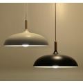 Miniatyrbilde 2 av 3: Hengende, lysekroneEnkel moderne minimalistisk lysekrone i hvit aluminium med kreativ plantepotte 35cm (grå)