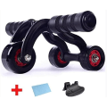 Miniatyrbild 3 av 5: 3 hjul Ab Triangulär Roller Abdominal Tung Utrustning Fitness C