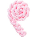Miniatyrbild 2 av 4: Sängskydd Baby sängskydd, 4-strängad flätad repkudde, rosa, 2,2m