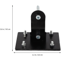 Miniatyrbilde 2 av 5: Elektrisk sykkelkurvmontering Universal festebrakett Sykkelmontering (svart) (1 stk)