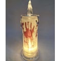 Miniatyrbilde 2 av 5: 1 stk. flammefri stearinlys, batteridrevet LED-stearinlys for juledekorasjon (tilfeldig mønster)