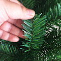 Miniatyrbillede 3 af 5: Kunstig juletræ guirlande dekorativ hoved indendørs udendørs julepynt grøn pynt grønne julepynt julepynt gr