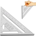 Miniatyrbild 1 av 5: 7 tum triangulär vinkelhake linjal, aluminium triangulär mätning aluminium triangulär linjal