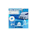 Miniatyrbillede 5 af 5: Robot poolrenser, 4 rum, udskiftnings karabinhage ring til Maytronics Dolphin 6101611, kompatibel med M200/M400/M500,