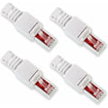 Miniatyrbilde 1 av 5: RJ45 Cat6 Cat5 LAN Nettverks Patch Kabel Plugg Verktøyfri Montering Krympeplugg 4 Pakning Verktøyfri RJ45 CAT6 Kobling