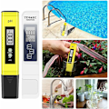 Miniatyrbild 5 av 5: VATTENKVALITETSTEST MYPH TDS PH EC Temperatur 4 I 1 Digital testare med LCD-testskärm för pool, akvarium
