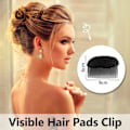Miniatyrbild 2 av 5: 2-pack Bump Base Set Volumizing Styling Insert Braid Tool Hårkam Clip Sponge Bun Pad Tillbehör För DIY Frisyrer
