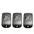 Miniatyrbillede 1 af 4: 3 stk. for 1841026 - NS 2-kanals 433,92MHz fjernbetjening til at styre 2 motorer til porte og garageporte