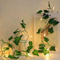 Miniatyrbild 3 av 4: Rattan ljusslingor 1 förpackning ljusslingor för hem, rum, sovrum, väggdekoration