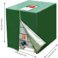 Miniatyrbild 2 av 5: Tankskydd, IBC 1000L tankskydd, grön presenningsskydd 210d tankskydd IBC tankskydd IBC antidamm UV-skydd IBC tankskydd