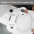 Miniatyrbilde 2 av 5: Feste for toalettsete toalett toalettsete smaksatt Wc Festeskrue for generelle 4-delers toalettseter