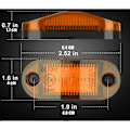 Miniatyrbild 2 av 5: 10 Röda positionsljus för släpvagn 12-30V LED Sidomarkeringsljus Backljus Bakljus för bil lastbil släpvagn husbil