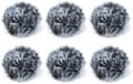 Vindmuff (Död katt) för lavalier-slipsmikrofon, utomhus lurvig vindruta för miniklippmikrofon, 6-pack