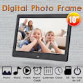 Miniatyrbild 2 av 4: 7\" digital fotoram (vit), elektroniskt fotoalbum, USB-videospelare, multifunktionell digital fotoram, bärbar display