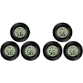 Miniatyrbillede 1 af 5: 6-pak Hygrometer Digitalt termometer LCD-skærm Fugtighedsmåler til affugter Shapels Babyværelse Hygrometer Babyværelse, Termometer