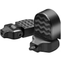 Miniatyrbillede 1 af 5: 2 stk. cykelbagpedaler, cykelfodstøtter, BMX-pedaler, skridsikre cykelpedaler, universelle pedaler i aluminiumlegering, sammenklappelige, skridsikre fodstøtter med montering til