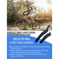 Pikkukuva 2 / 5: Pyörän lokasuojat eteen ja taakse, säädettävät, helppo asentaa, sopii 20\"/22\"/24\"/26\"/700cc MTB BMX maasto- ja maantiepyöriin