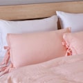 Miniatyrbild 4 av 5: Rosa Queen Size Överkast, Mjuk Queen Size Överkast Set Dubbelborstad Queen Size Överkast med Knappstängning, Täcke och Kudde