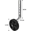 Miniatyrbilde 2 av 5: Små stabilisatorhjul til barnesykler 12-20\", svart