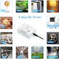 Miniatyrbilde 3 av 5: Th-16 Smart Wifi Bryter 16A/3500W Temperaturovervåking Trådløs Domotic Kit med vanntett temperatursensor DS18B20 kompatibel med Alexa Googl