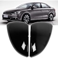 Miniatyrbild 2 av 5: Glans Svart Sidospegelkåpa För VW Golf MK7 2014+