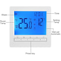 Miniatyrbillede 3 af 4: Programmerbar digital termostat til hjemmet, intelligent temperaturregulator, gasfyrtermostat, LCD vægvarme termostat