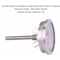 Miniatyrbilde 4 av 5: 1 stk. steketermometer i rustfritt stål, matlagingstermometer og kjøkken, pizzaovnstermometer, grilltermometer for BBQ, grill, pizzaovner, me