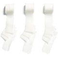 Miniatyrbild 1 av 5: 3-pack 4 cm x 4,5 m vit presentband, presentband för bröllop, festival, dekorativt band för presentinslagning, blombukett, bröllopsinbjudan, gör-det-själv