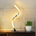 Miniatyrbillede 4 af 4: Dæmpbar LED-sengelampe, berøringsbordlampe (varm hvid/hvidt lys/neutralt lys), moderne LED med 3 lysstyrkeniveauer, dekorationslampe til soveværelse
