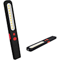 Pikkukuva 1 / 4: Ladattava LED-työvalaisin, kaksivärinen yhdistelmävalaisin 2 in 1 ja 3 W COB LED-TASKULAMPPU magneettisella kaksoiskiinnityksellä autotallityöskentelyyn